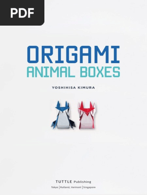 Origami Animal Boxes Kit - Cute Paper Models With Secret Compartments!