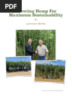 Growing Hemp For Maximum Sustainability: Lawrence Serbin