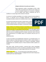 Prácticas Tradicionales Vs Practicas Post Modernas