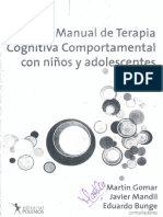 2010 Gomar Manual Terapia Congnitivo Comportamental Con Niños y Adolscentes