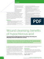 Wound Cleansing: Benefits of Hypochlorous Acid