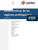 Tarea 2.2 Características de Las Regiones Prehispánicas - Henry Arita