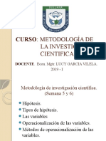 Curso Metodología SEMANA 5 y 6