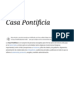 Casa Pontificia - Wikipedia, La Enciclopedia Libre