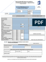 Hoja de Datos Personales