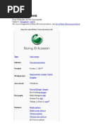 Download Sony Ericsson Wiki by Sun Ni SN58726581 doc pdf