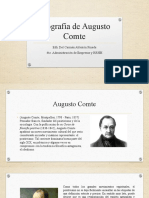 Biografía de Augusto Comte