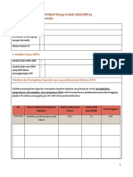 Format Laporan Untuk WPA