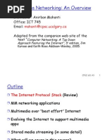 Multimedia Networking: An Overview