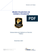 PEC 01 Modelo Ecuatoriano de Calidad y Excelencia Anexo 1