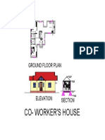 Co-Worker'S House: Ground Floor Plan