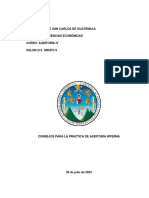 Consejos para la práctica de auditoría interna