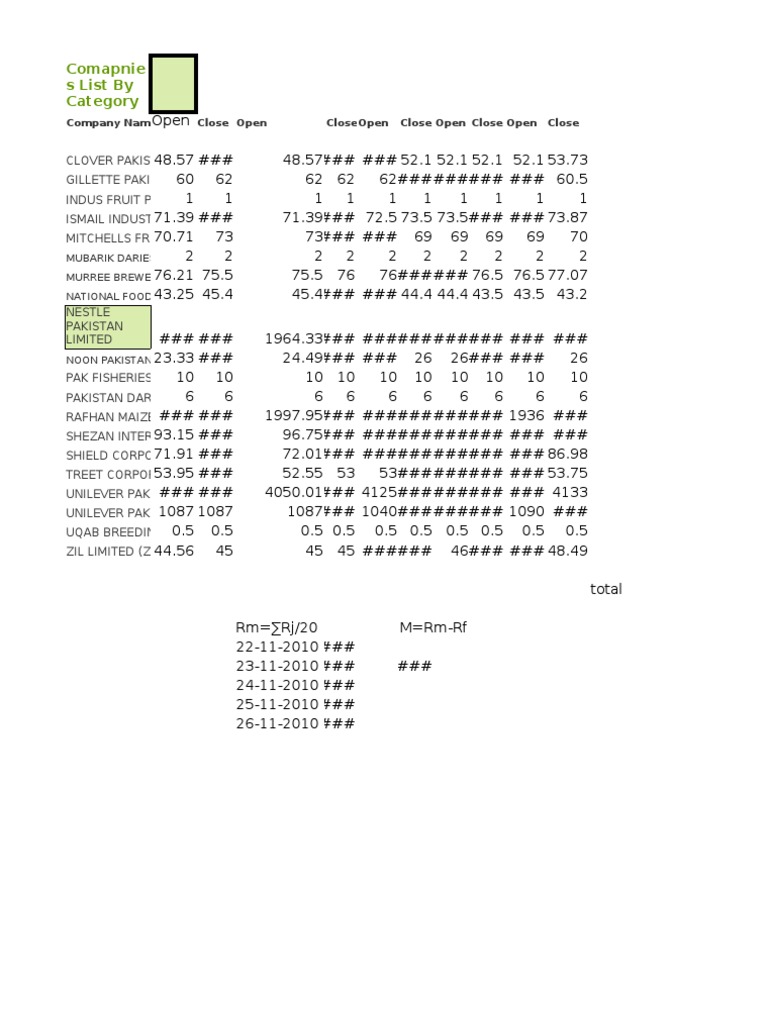 Stock Risk Calculation Guide | PDF