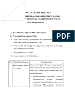 Kb.1 Analisa Bahan Ajar (Perkembangan Pesdik)