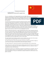 China Position Paper DISEC Shabih