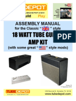 Assembly Manual: 18 Watt Tube Guitar Amp Kit