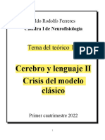 Teórico 10 Cerebro y Lenguaje II Crisis Del Modelo Clásico