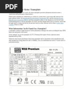 How To Read A Motor Nameplate