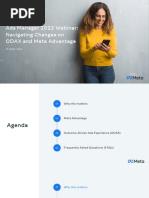 Meta Facebook Ads Manager Advantage+ 2022