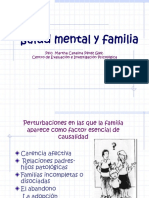 Salud mental y familia: Factores familiares en trastornos psicológicos