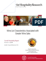 Características Da Carta de Vinhos Associadas A Maior Venda de Vinhos
