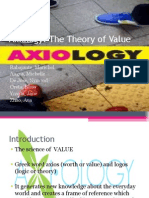 Axiology: The Theory of Value: Rabajante, Marichel Angus, Michelle de Jose, Nymrod Oreta, Bless Yraola, Jane Zhao, Ava