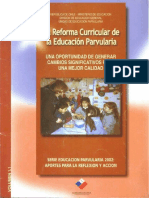 La Reforma Curricular de La Educacion Parvularia