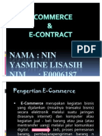E-commerce & e-contract / Nin Yasmine Lisasih