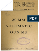 20-mm automatic gun M3 TM 9-229