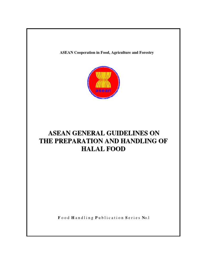 ASEAN Halal Food Preparation Guidelines | PDF | Animal Slaughter | Foods
