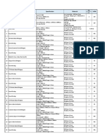 Qty Pcs No Description of Goods Spesification Material UOM