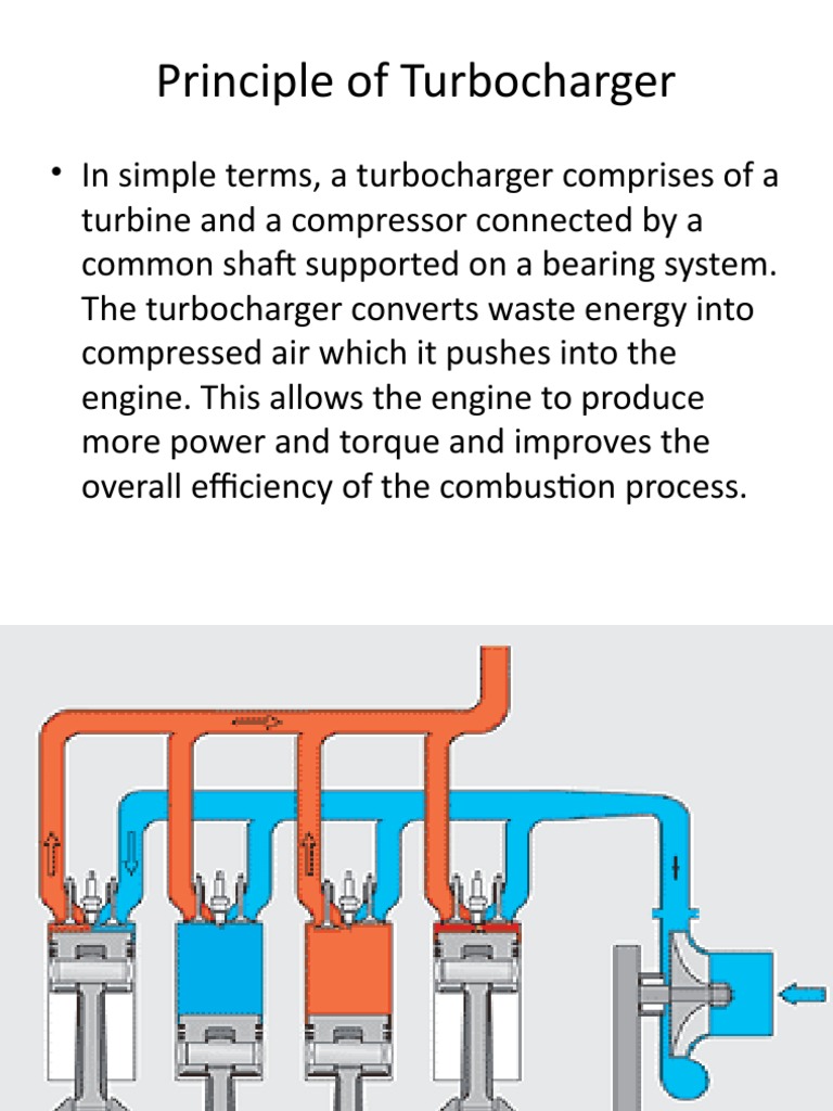 03 Principle of Turbocharger PDF Internal Combustion Engine