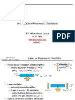 9v1.1 - Optical Parametric Oscillators: EE 346 Nonlinear Optics M.M. Fejer 02/05/21