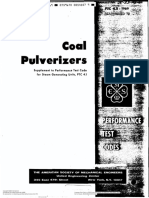 ASME PTC 4.2-1969 - Coal Pulverizers (Note Reaffirmed)