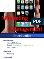 MM Lecture 1 - Marketing Management