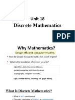 Unit 18: Discrete Mathematics
