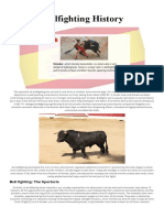Bullfighting History: Bull Fighting: The Spectacle