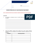 Design Principles of Wastewater Treatment: Chemistry For Engineers - Laboratory Activity 9