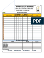 Oficial Planilla Nunchia Sub 20