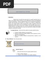 BSCS 2 - Modular Arithmetic