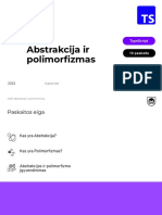 OOP - Abstrakcija Ir Polimorfizmas