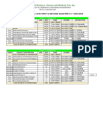 Institute of Business, Science and Medical Arts, Inc.: Course Schedule For Shs First & Second Quarter S.Y. 2022-2023