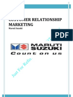 Customer Relationship Marketing: Maruti Suzuki