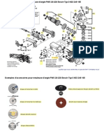 Pieces Meuleuse PWS20-230 Bosch 0603249165