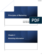 Marketing Information and Customer Insights