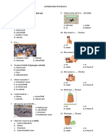 Latihan Soal PAT b Ingg Kelas 4