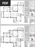 2-BHK Unit Furniture Layout Scale - 1:50: Window Schedule