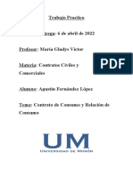 Contratos de consumo y relaciones de consumo