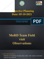 TOT PPT On MoRD Visit Observations