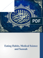 Eating Habits, Medical Science and Sunnah